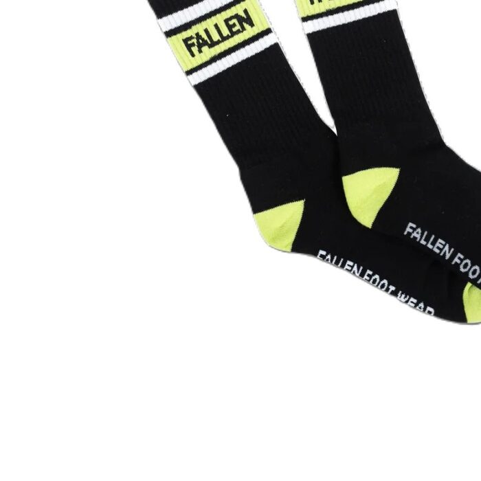 FALLEN UNI II SOCKS BLACK LIME - Image 2