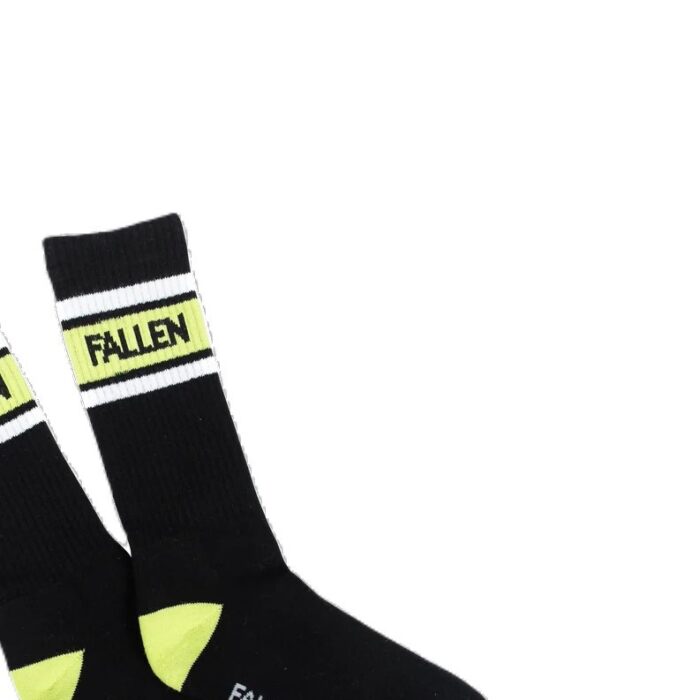 FALLEN UNI II SOCKS BLACK LIME - Image 3
