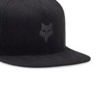 FOX HEAD SNAPBACK HAT BLACK CHARCOAL - Image 2