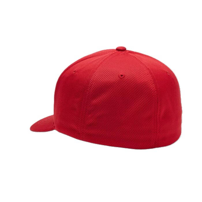 FOX HEAD TECH FLEXFIT HAT FLAME RED - Image 2