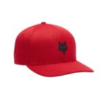 FOX HEAD TECH FLEXFIT HAT FLAME RED