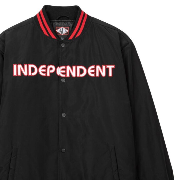 INDEPENDENT BAUHAUS STADIUM JACKET BLACK - Image 3