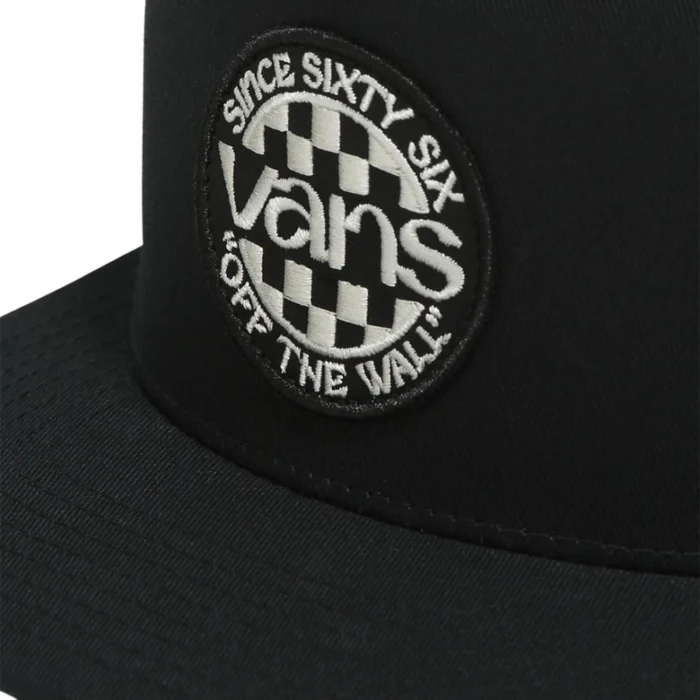 VANS CIRCLE SNAPBACK CAP BLACK - Image 3