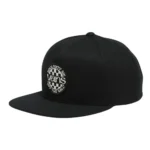 VANS CIRCLE SNAPBACK CAP BLACK