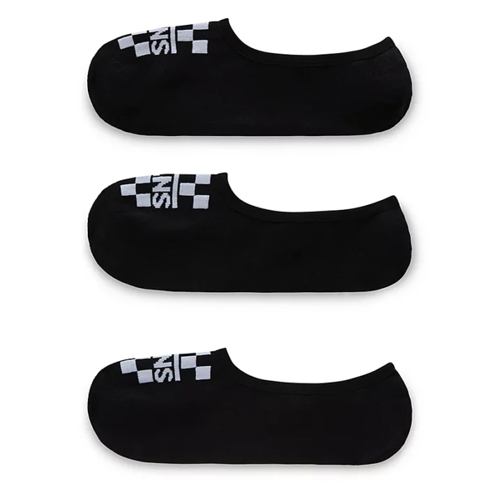 VANS CLASSIC CANOODLE 3 PAIR PK SOCKS BLACK - Image 2