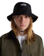 VANS LEVEL UP BUCKET HAT BLACK - Image 4