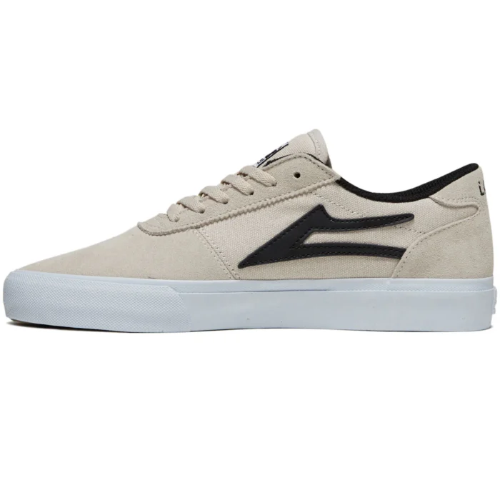 LAKAI MANCHESTER SHOES WHITE BLACK SUEDE - Image 2
