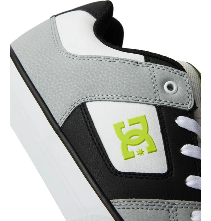 DC PURE SHOES WHITE LIME - Image 8