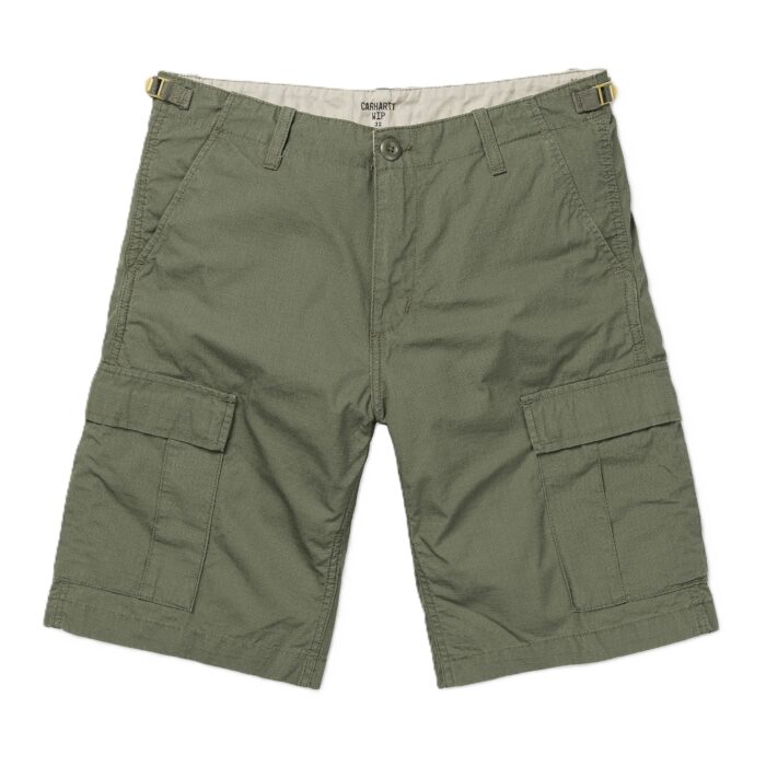 CARHARTT WIP AVIATION SHORT DOLLAR GREEN RINSED - Image 2