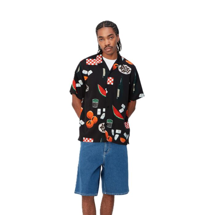 CARHARTT WIP ISIS MARIA DINNER SHIRT BLACK - Image 4