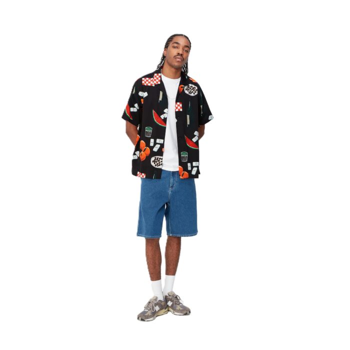 CARHARTT WIP ISIS MARIA DINNER SHIRT BLACK - Image 5