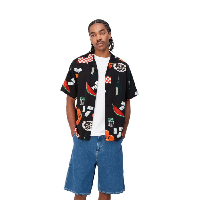 CARHARTT WIP ISIS MARIA DINNER SHIRT BLACK - Image 6