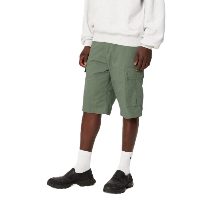 CARHARTT WIP REGULAR CARGO SHORT PARK RINSED - Image 5