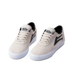 LAKAI MANCHESTER SHOES WHITE BLACK SUEDE - Image 3