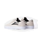 LAKAI MANCHESTER SHOES WHITE BLACK SUEDE - Image 5