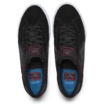 LAKAI X CHOCOLATE FLACO II SHOES BLACK RED SUEDE - Image 2