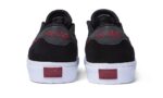 LAKAI X CHOCOLATE FLACO II SHOES BLACK RED SUEDE - Image 5