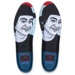 LAKAI X CHOCOLATE FLACO II SHOES BLACK RED SUEDE - Image 3