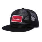LAKAI X CHOCOLATE PETROL MESH SNAPBACK HAT BLACK