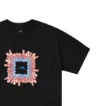 LAKAI X CHOCOLATE VORTEX T-SHIRT BLACK - Image 3