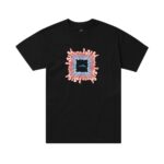 LAKAI X CHOCOLATE VORTEX T-SHIRT BLACK