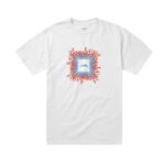 LAKAI X CHOCOLATE VORTEX T-SHIRT WHITE