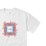 LAKAI X CHOCOLATE VORTEX T-SHIRT WHITE - Image 2