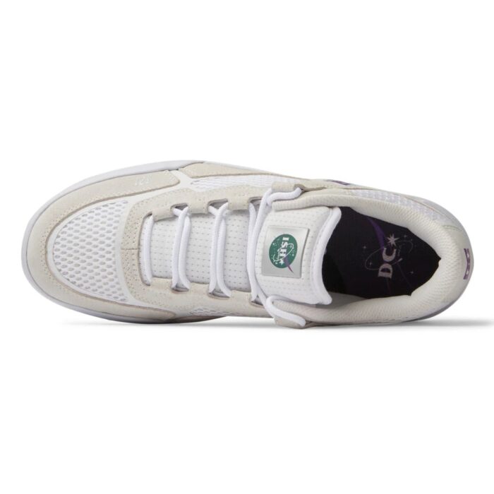 DC METRIC S X ISH CEPEDA SHOES WHITE PURPLE - Image 4