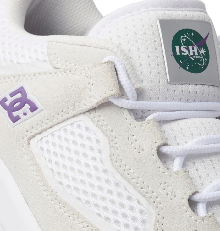 DC METRIC S X ISH CEPEDA SHOES WHITE PURPLE - Image 8