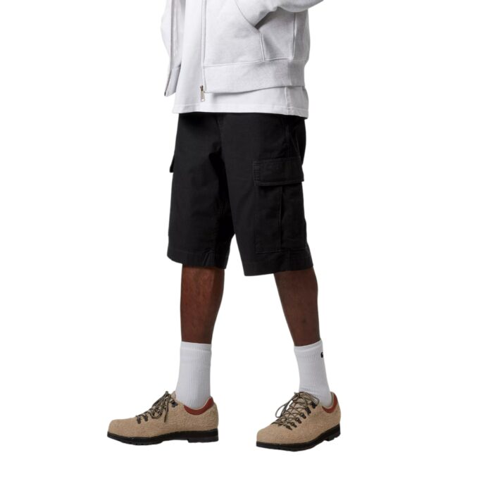 CARHARTT WIP REGULAR CARGO SHORT BLACK RINSED - Image 3