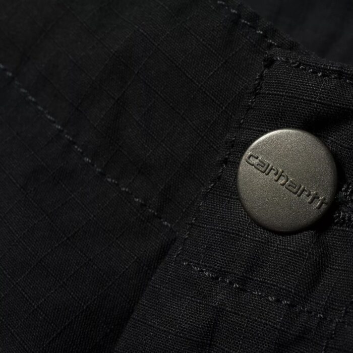 CARHARTT WIP REGULAR CARGO SHORT BLACK RINSED - Image 5