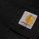CARHARTT WIP REGULAR CARGO SHORT BLACK RINSED - Image 6