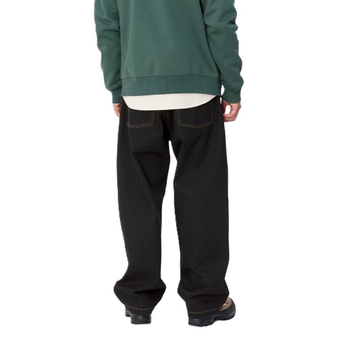 CARHARTT WIP BRANDON PANT BLACK RIGID - Εικόνα 2