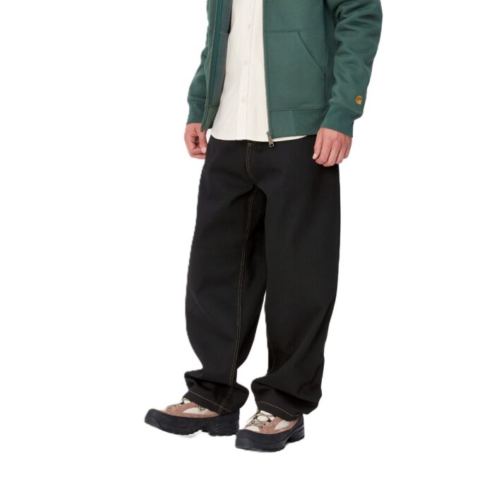 CARHARTT WIP BRANDON PANT BLACK RIGID - Εικόνα 3