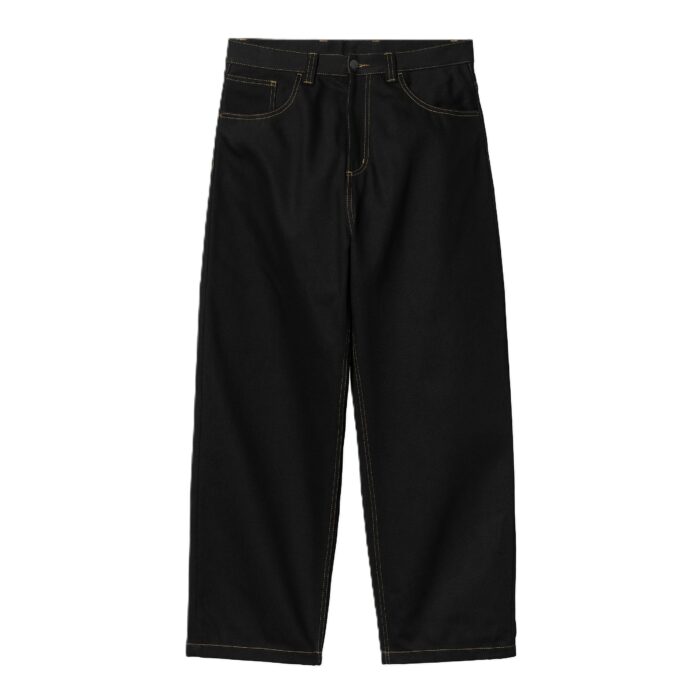 CARHARTT WIP BRANDON PANT BLACK RIGID - Εικόνα 4