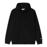 CARHARTT WIP CHASE HOODIE BLACK GOLD