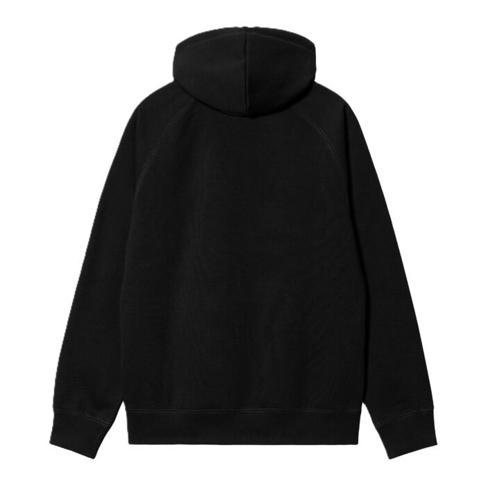 CARHARTT WIP CHASE HOODIE BLACK GOLD - Image 2