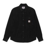 CARHARTT WIP FLINT LS SHIRT BLACK RINSED