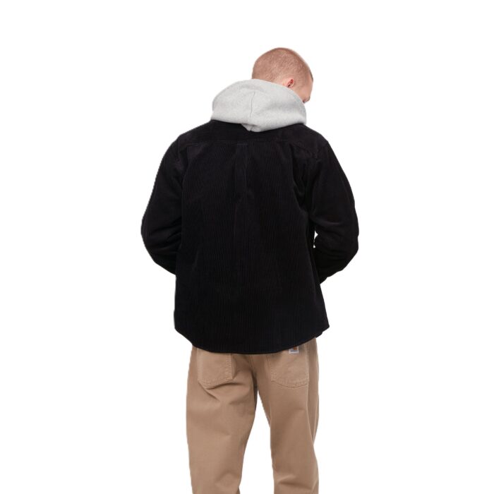 CARHARTT WIP FLINT LS SHIRT BLACK RINSED - Image 4