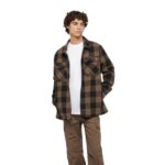 DICKIES SHERPA LINED SACRAMENTO SHIRT MUSHROOM - Image 5