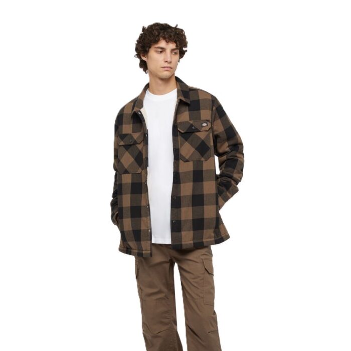 DICKIES SHERPA LINED SACRAMENTO SHIRT MUSHROOM - Image 5