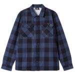 DICKIES SHERPA LINED SACRAMENTO SHIRT NAVY BLUE