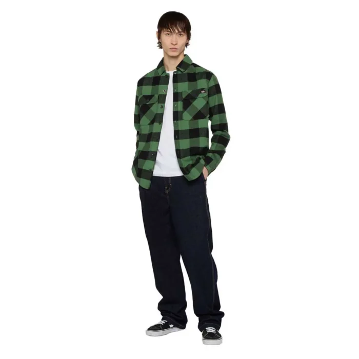 DICKIES NEW SACRAMENTO SHIRT ELEMENTAL GREEN - Image 5