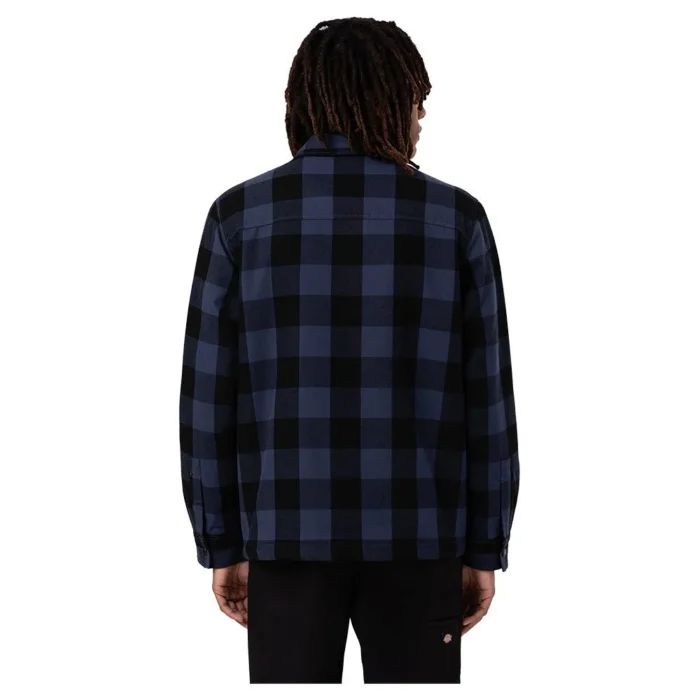 DICKIES SHERPA LINED SACRAMENTO SHIRT NAVY BLUE - Image 4