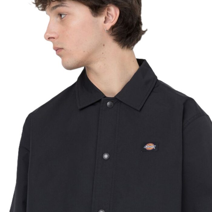 DICKIES OAKPORT COACH JACKET BLACK - Image 3