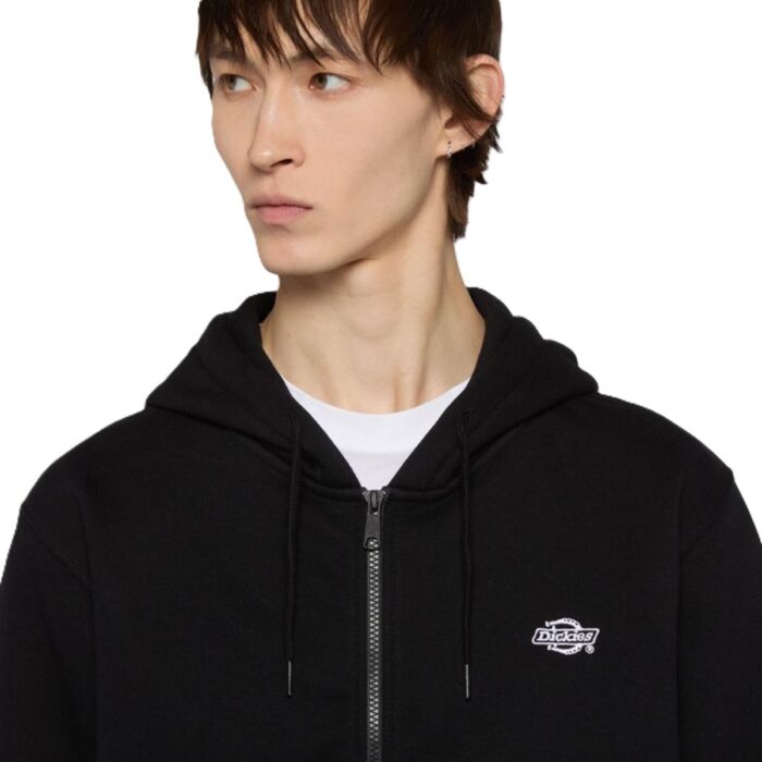 DICKIES SUMMERDALE FULL ZIP HOODIE BLACK - Image 3