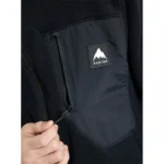 BURTON CINDER FULL ZIP FLEECE TRUE BLACK - Image 4