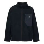 BURTON CINDER FULL ZIP FLEECE TRUE BLACK