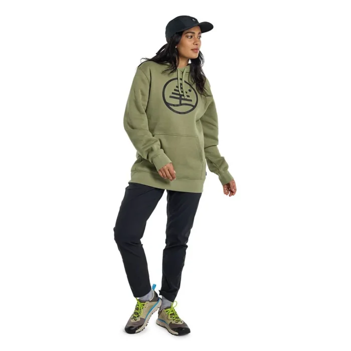 BURTON FAMILY TREE HOODIE FOREST MOSS - Image 5