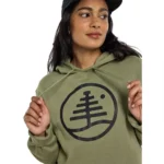BURTON FAMILY TREE HOODIE FOREST MOSS - Image 4